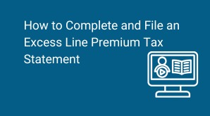 How to Complete and File an Excess Line Premium Tax Statement